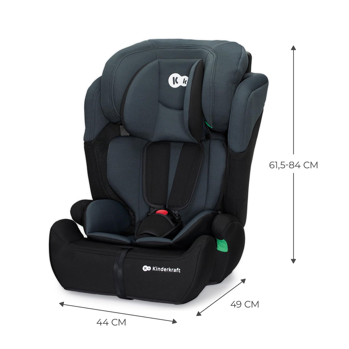 Kinderkraft COMFORT UP I-SIZE Kindersitz Schwarz, 76-150 cm